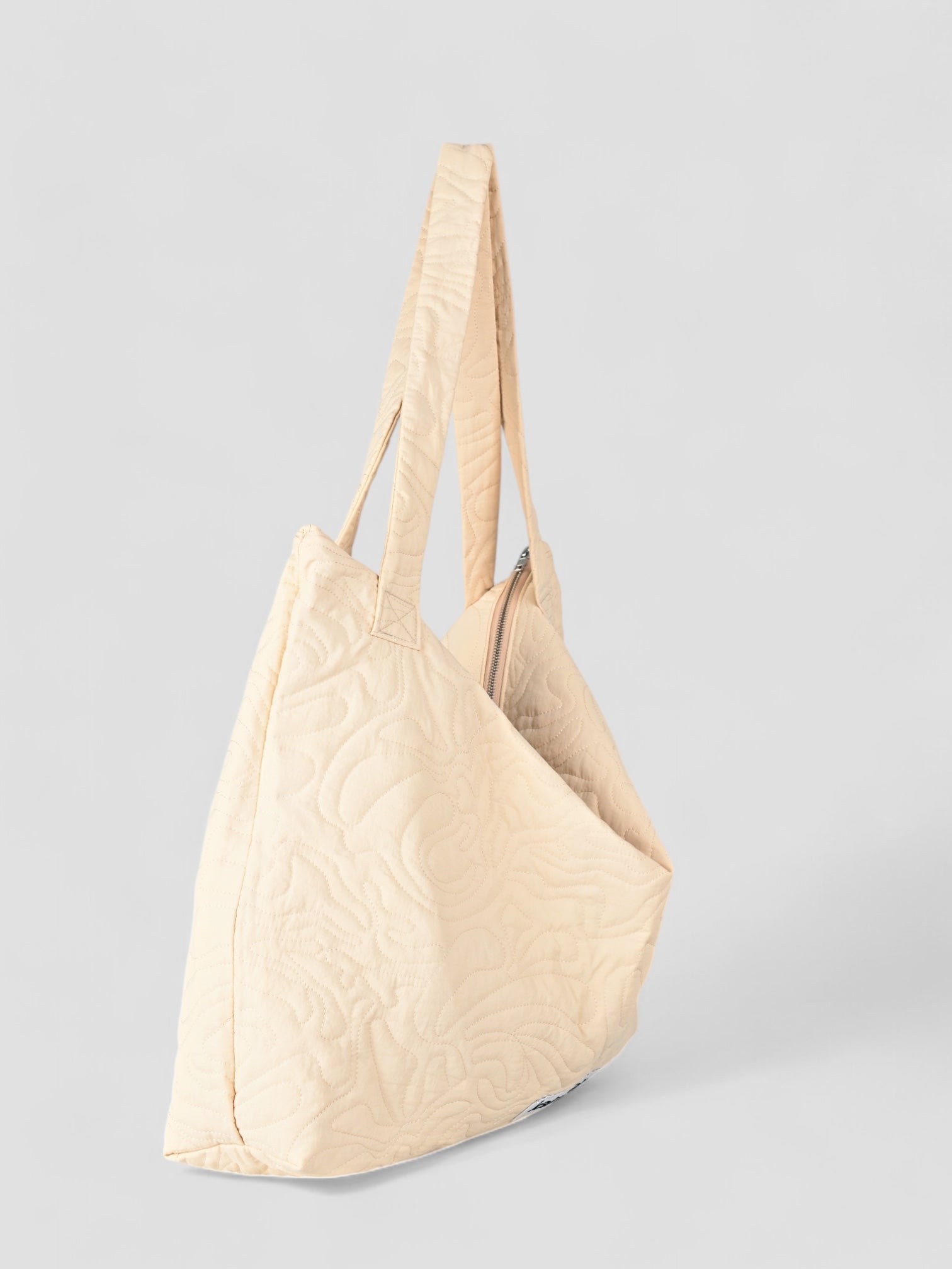 Mom-Bag / Weekender - Beige Swirl