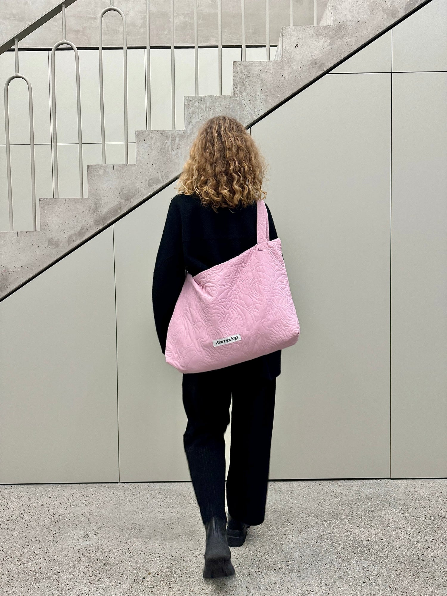 Mom-Bag / Weekender - Pink Swirl