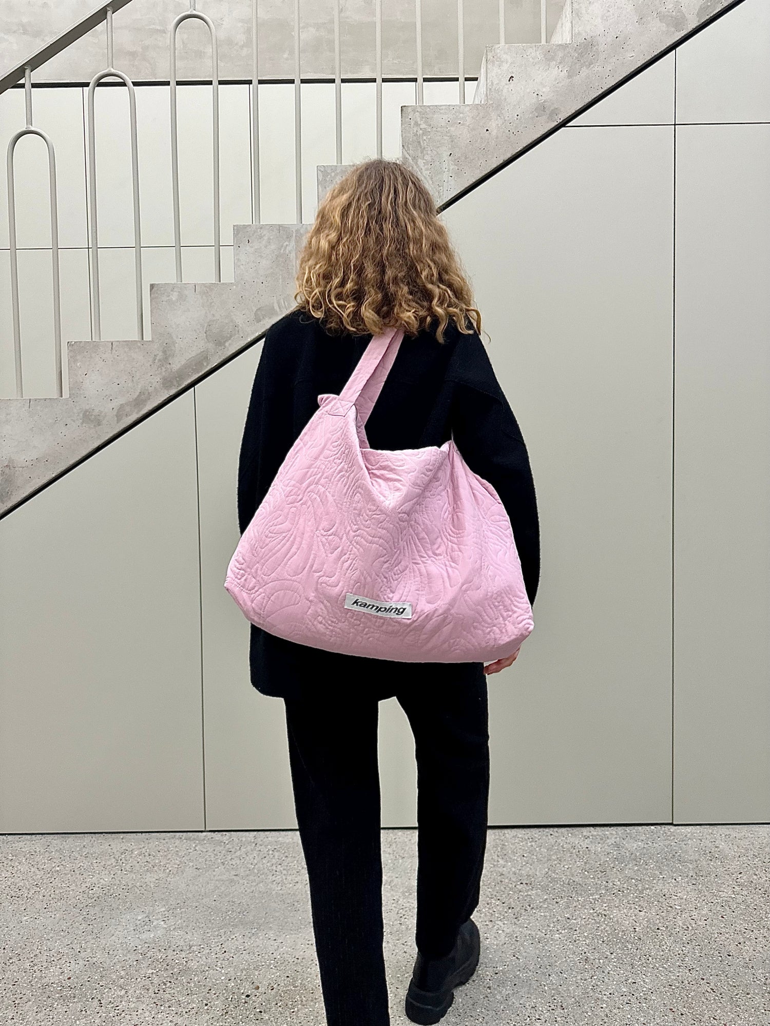 Mom-Bag / Weekender - Pink Swirl