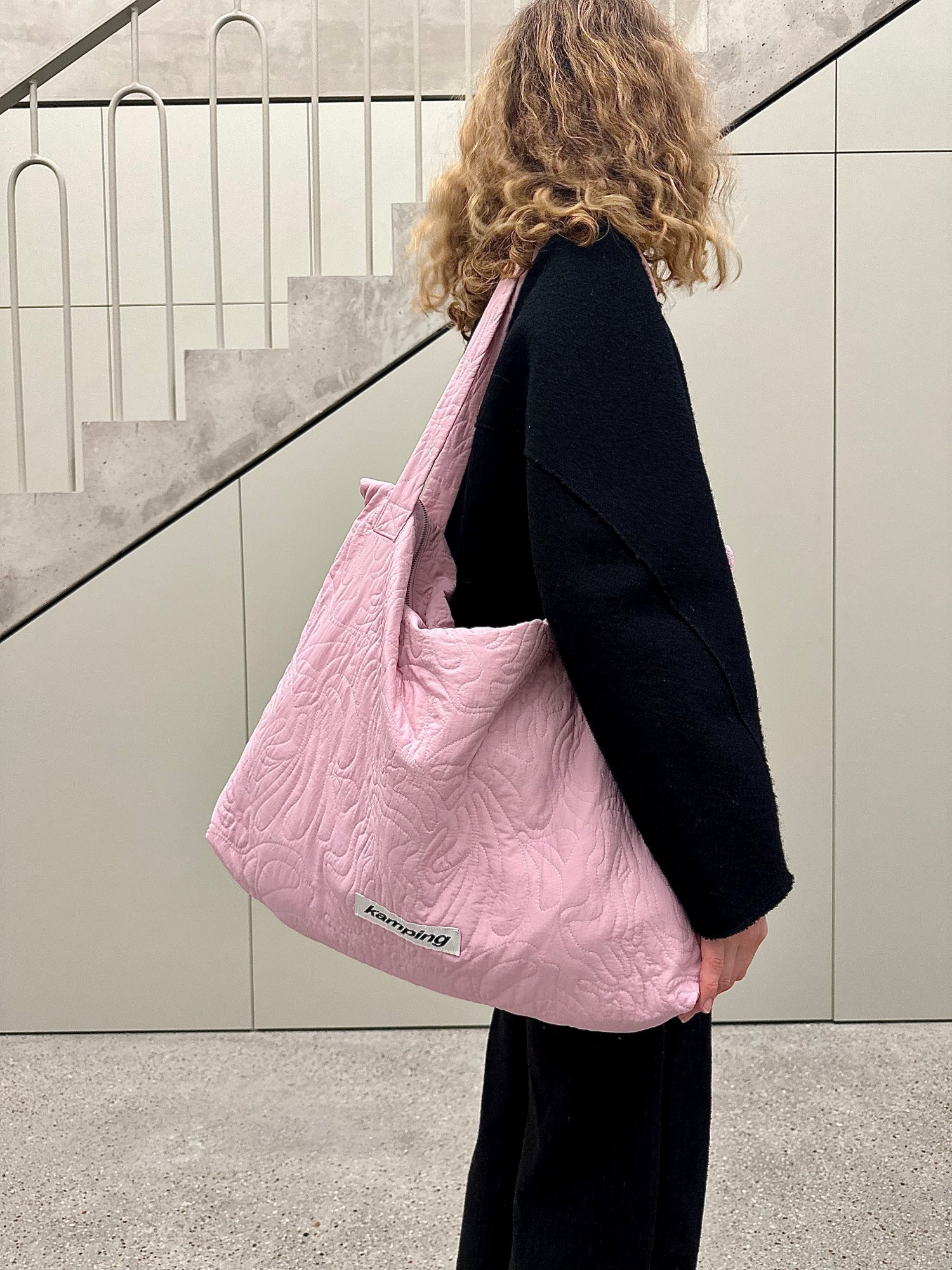 Mom-Bag / Weekender - Pink Swirl