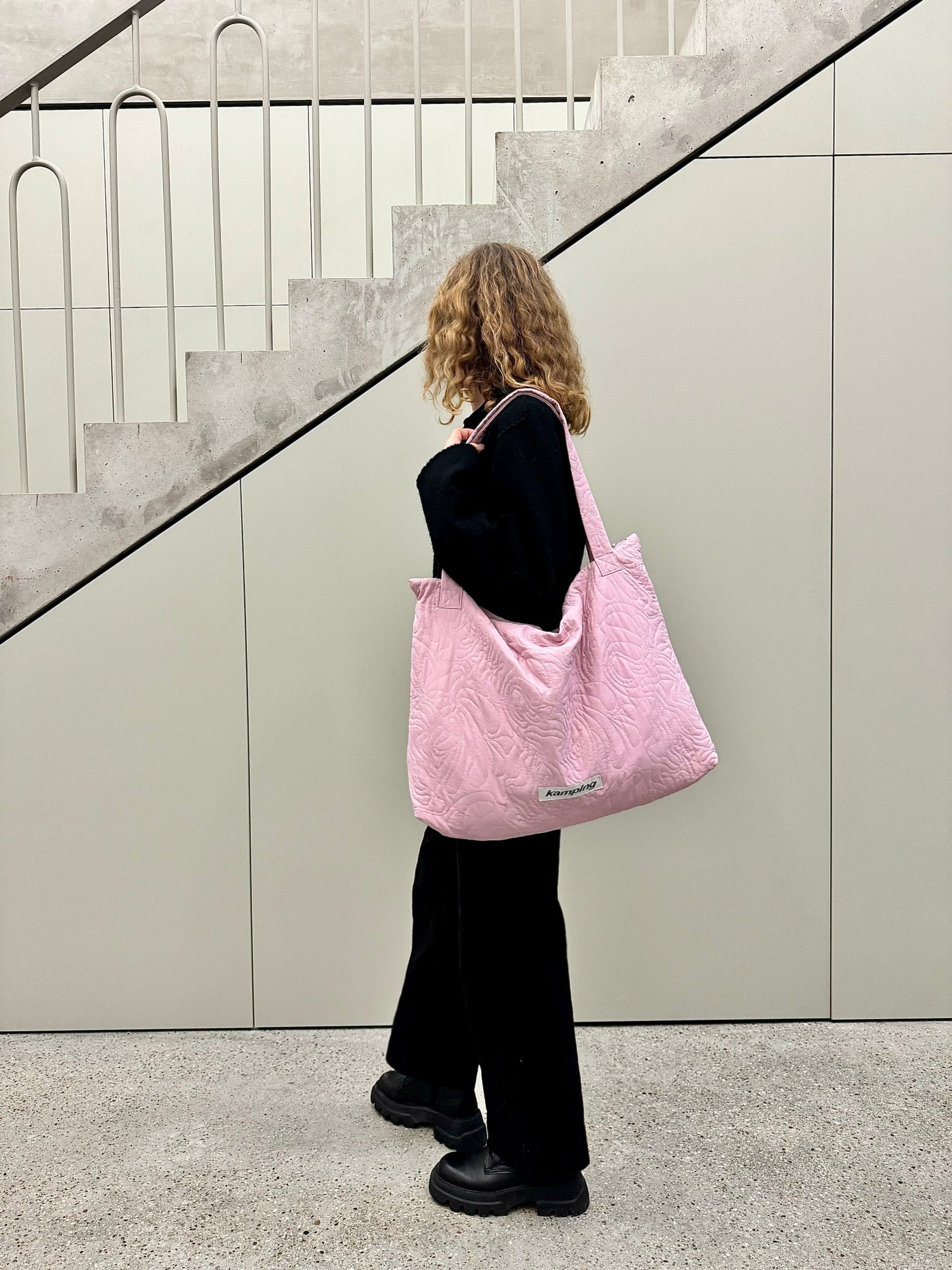 Mom-Bag / Weekender - Pink Swirl