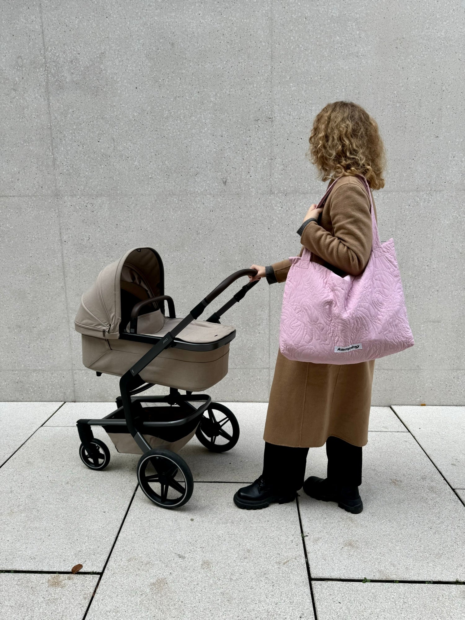 Mom-Bag / Weekender - Pink Swirl