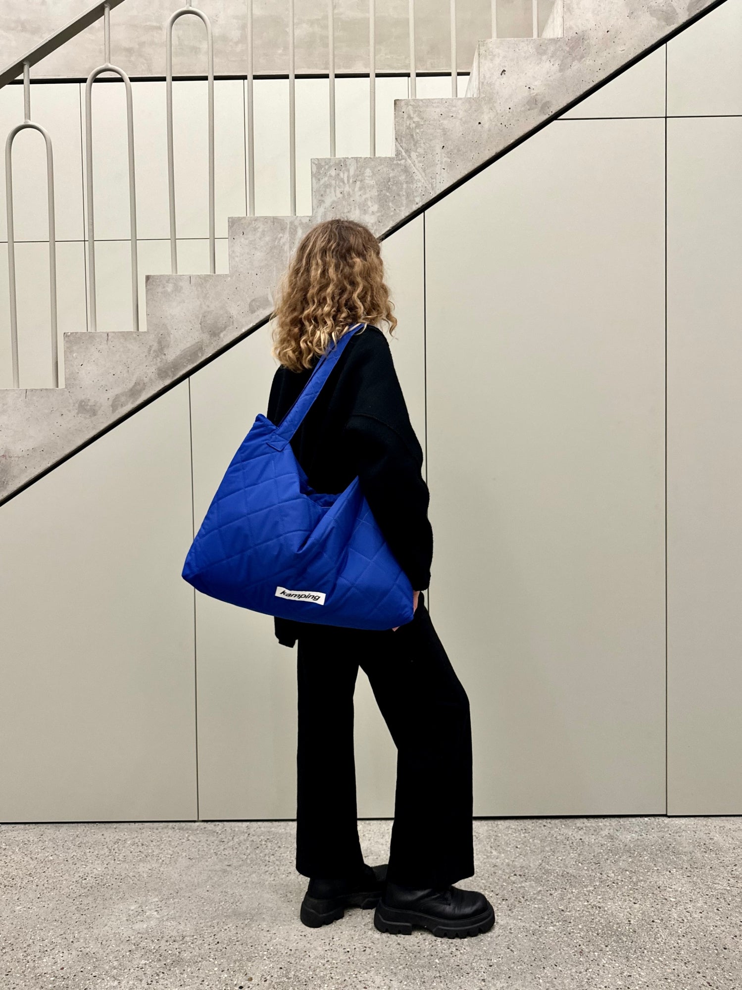 Mom-Bag / Weekender Wasserfest - Blau