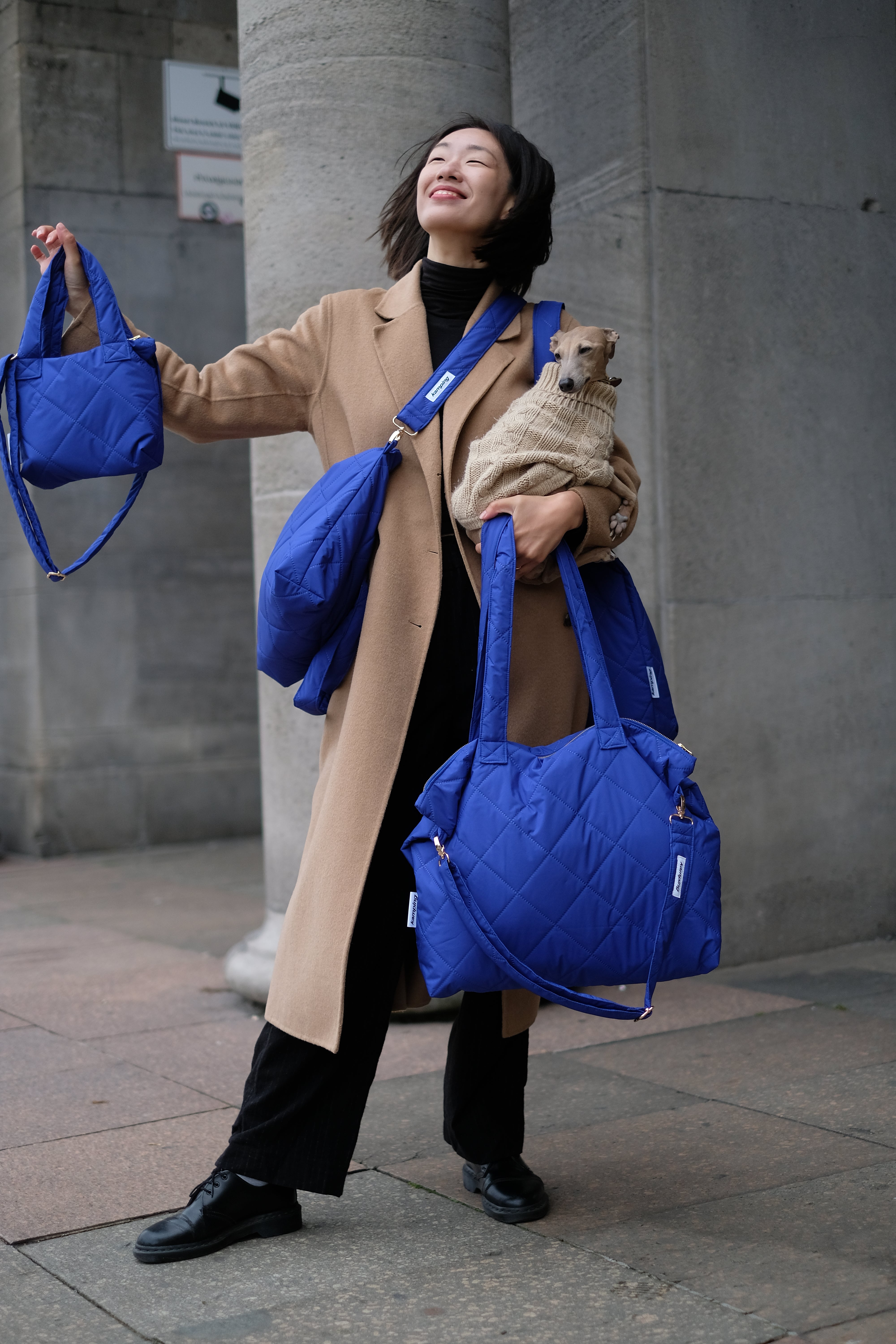 Baby-Kamp Tasche Wasserfest - Blau