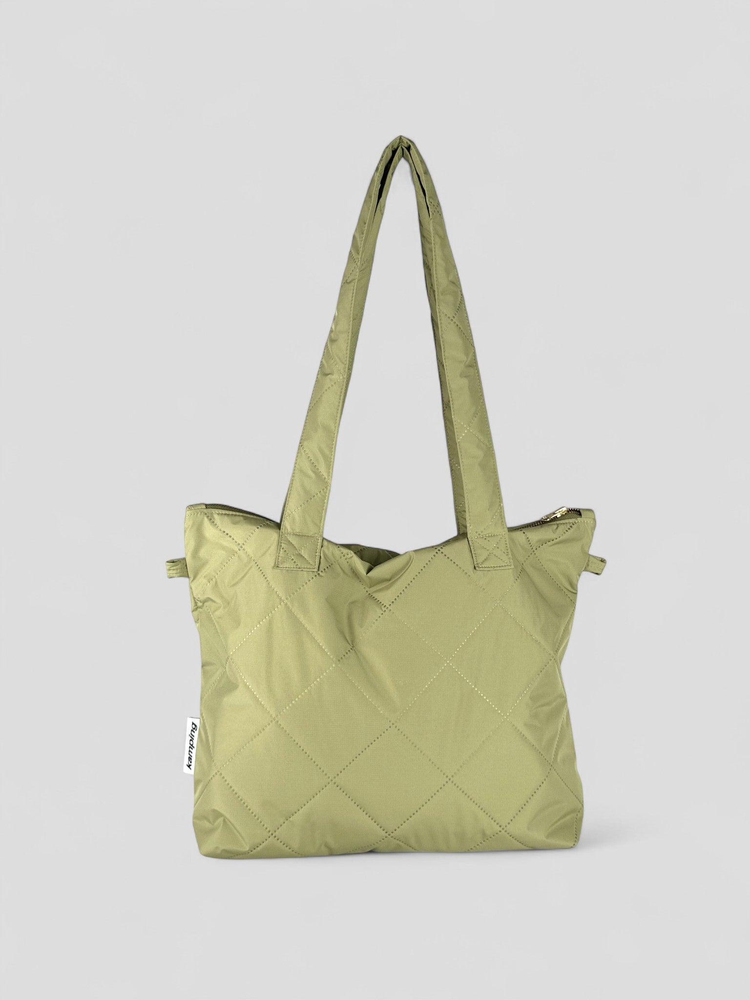 Kamping Studios Everyday-Stepptasche in Matcha-Gruen, Produktfoto, Vorderseite