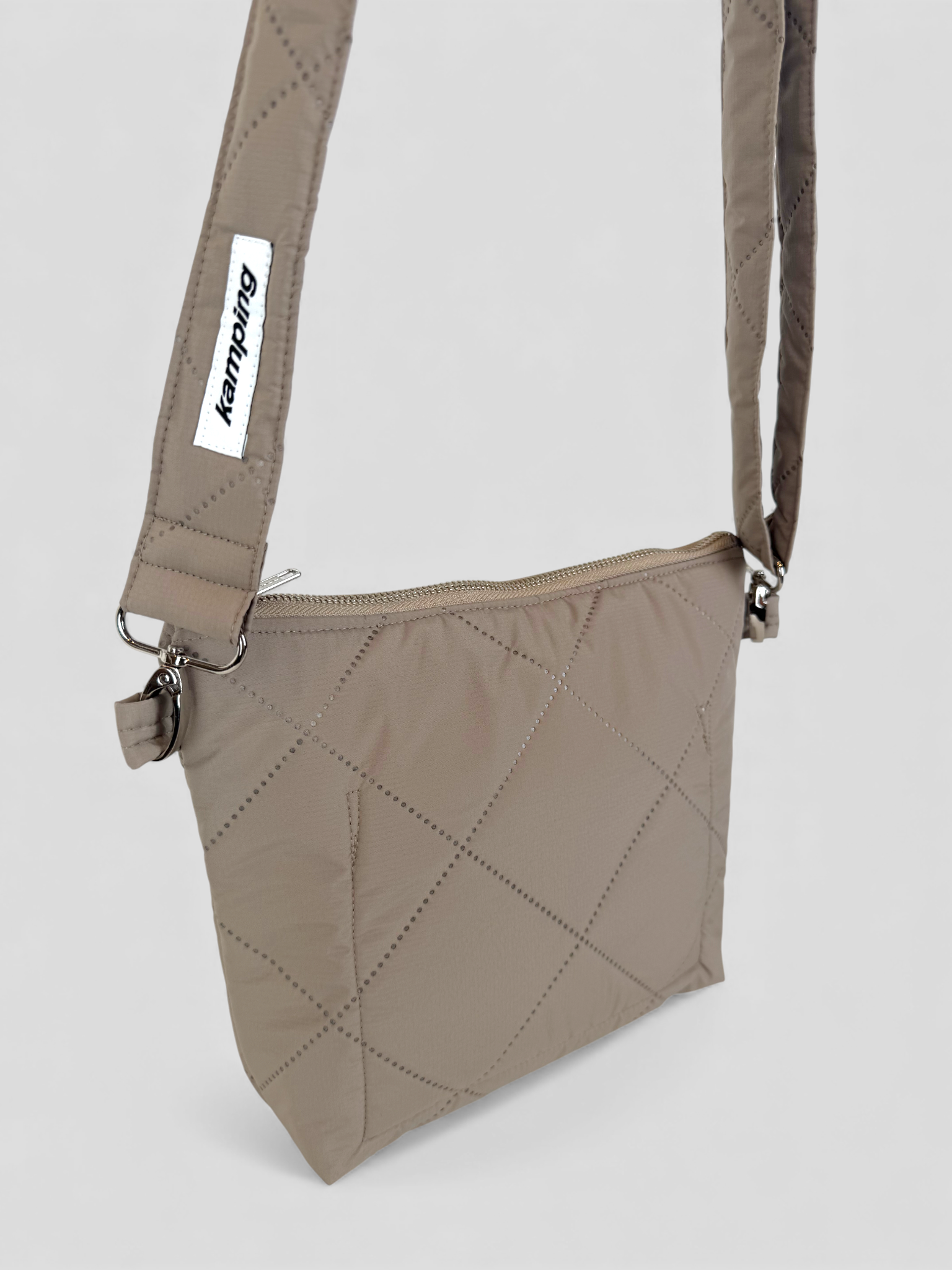 City-Kamp Gesteppte Bauchtasche - Mocha