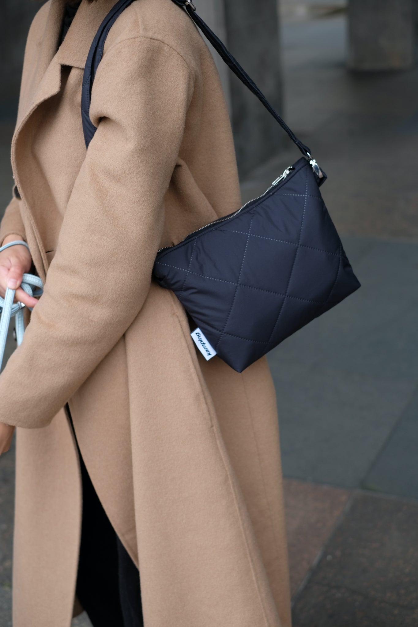 City-Kamp Gesteppte Bauchtasche - Mocha