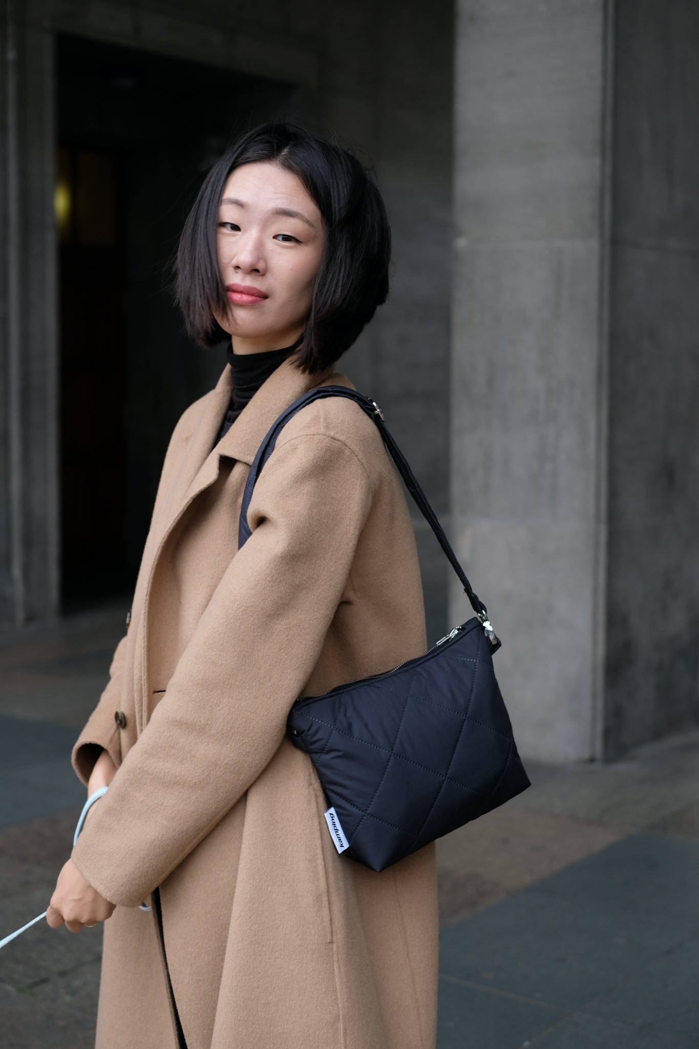 City-Kamp Gesteppte Bauchtasche - Blau