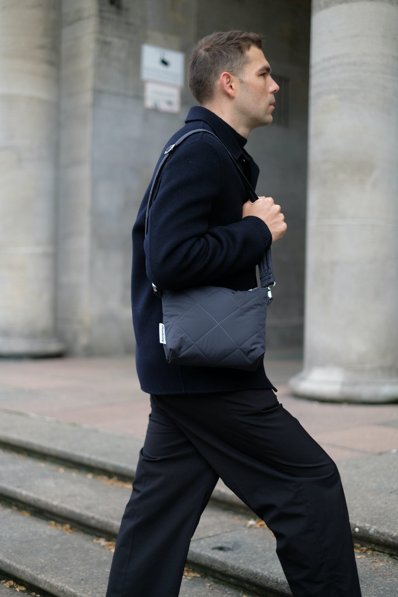 City-Kamp Gesteppte Bauchtasche - Blau