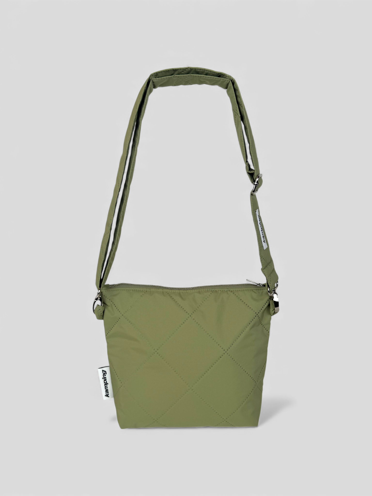 City-Kamp Gesteppte Bauchtasche - Matcha Grün
