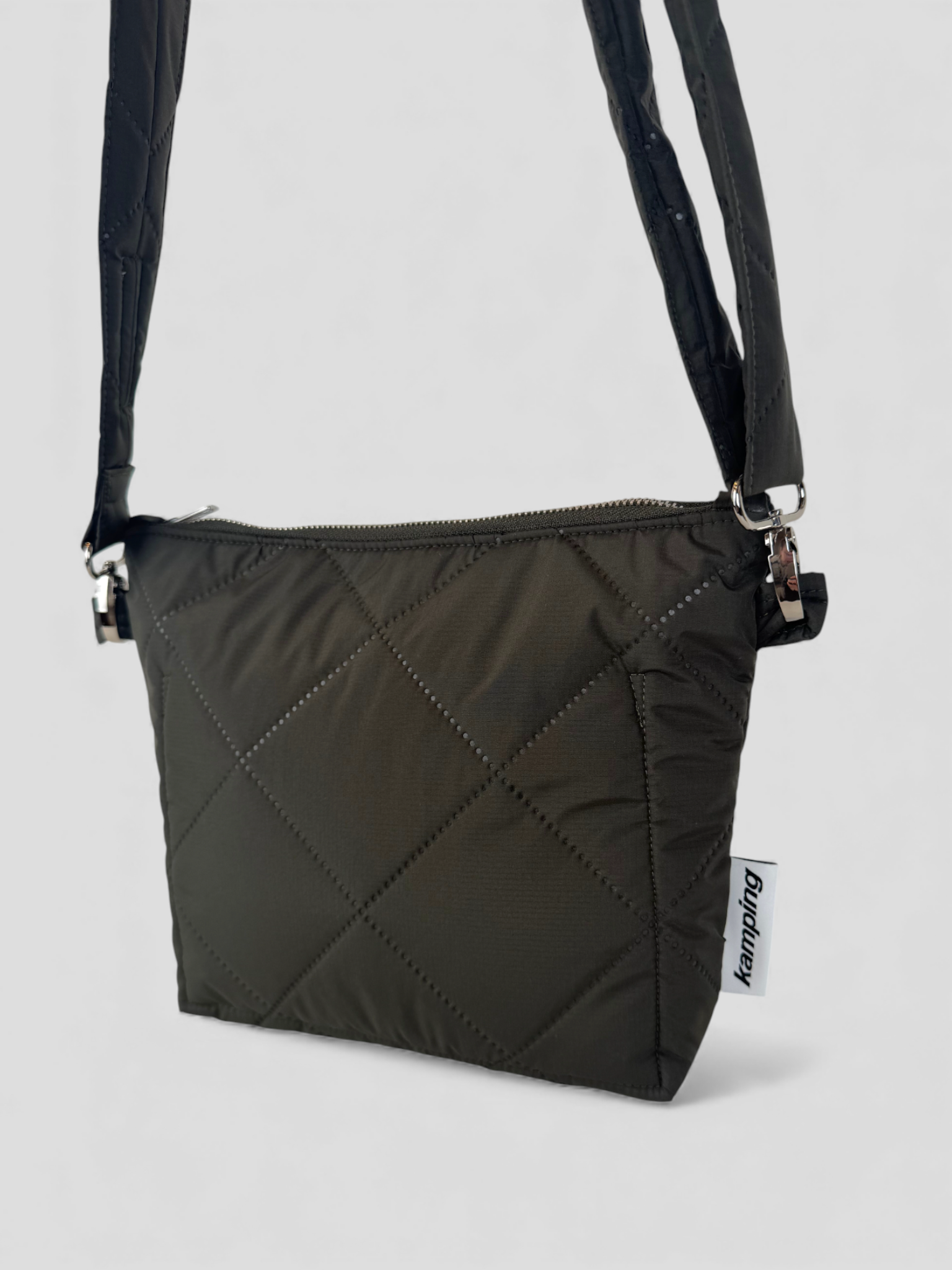 City-Kamp Gesteppte Bauchtasche - Olive Grün