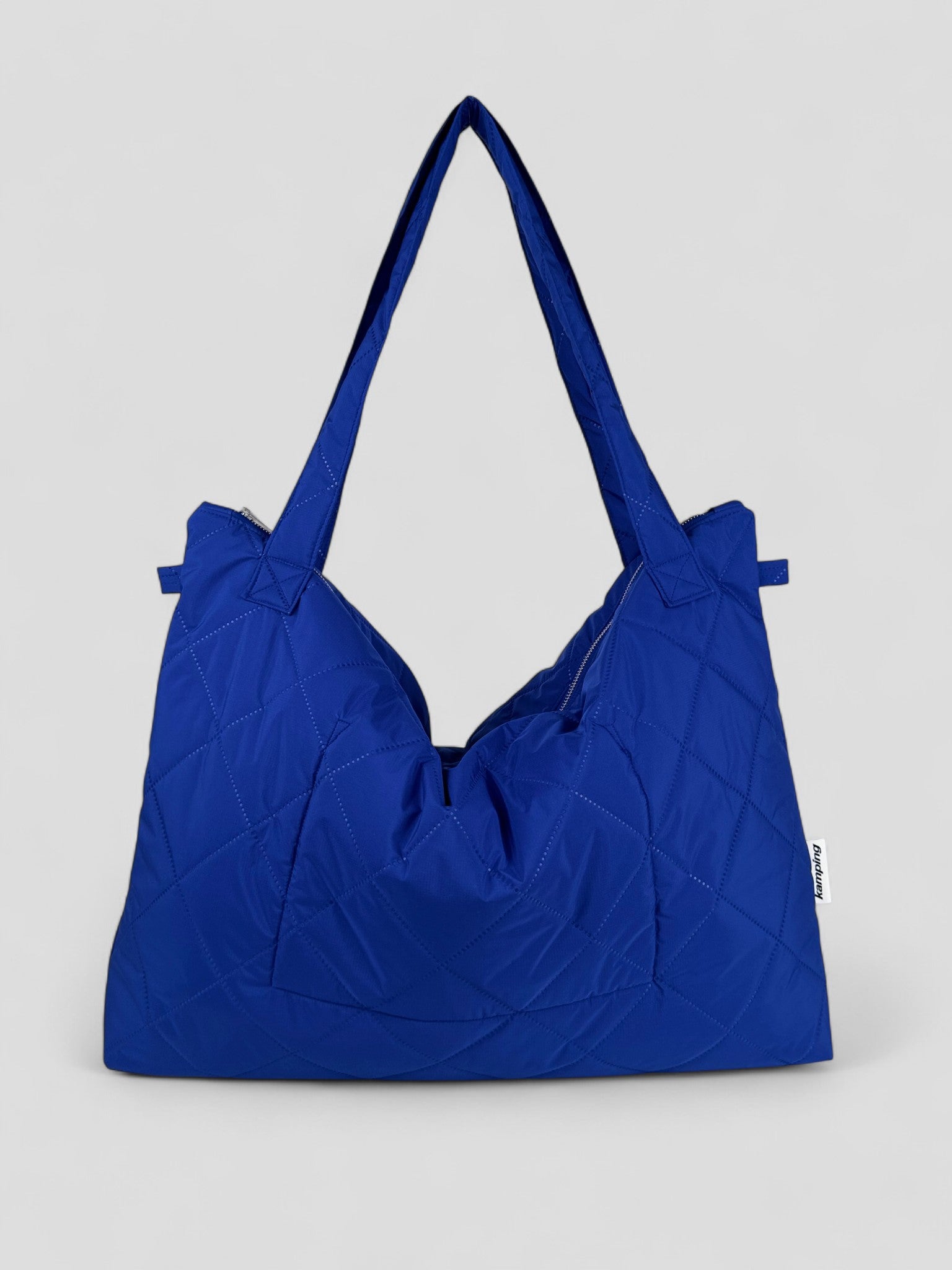 Kamping Studios Mom-Bag und Weekender in Blau, Produktfoto Rueckseite