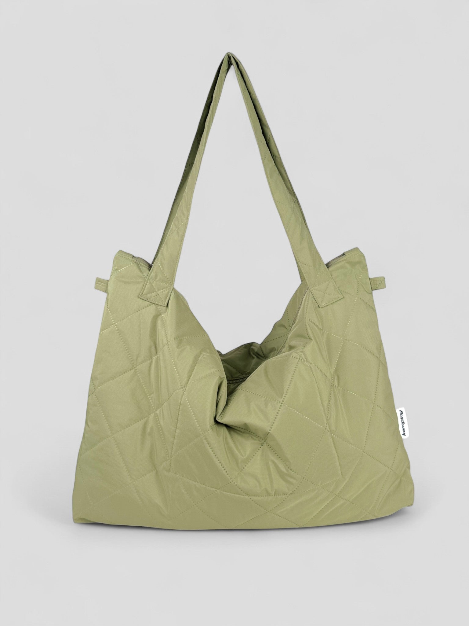 Kamping Studios Mom-Bag und Weekender in Matcha-gruen, Produktfoto Rückseite 