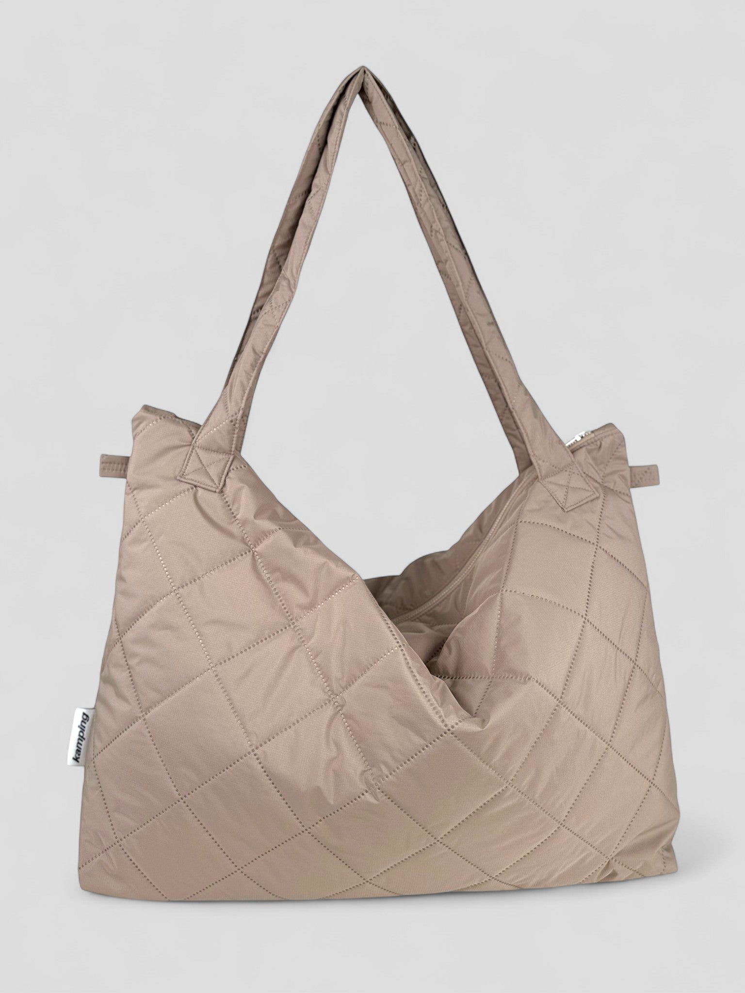 Kamping Studios Mom-Bag und Weekender in beige, Produktfoto Vorderansicht 