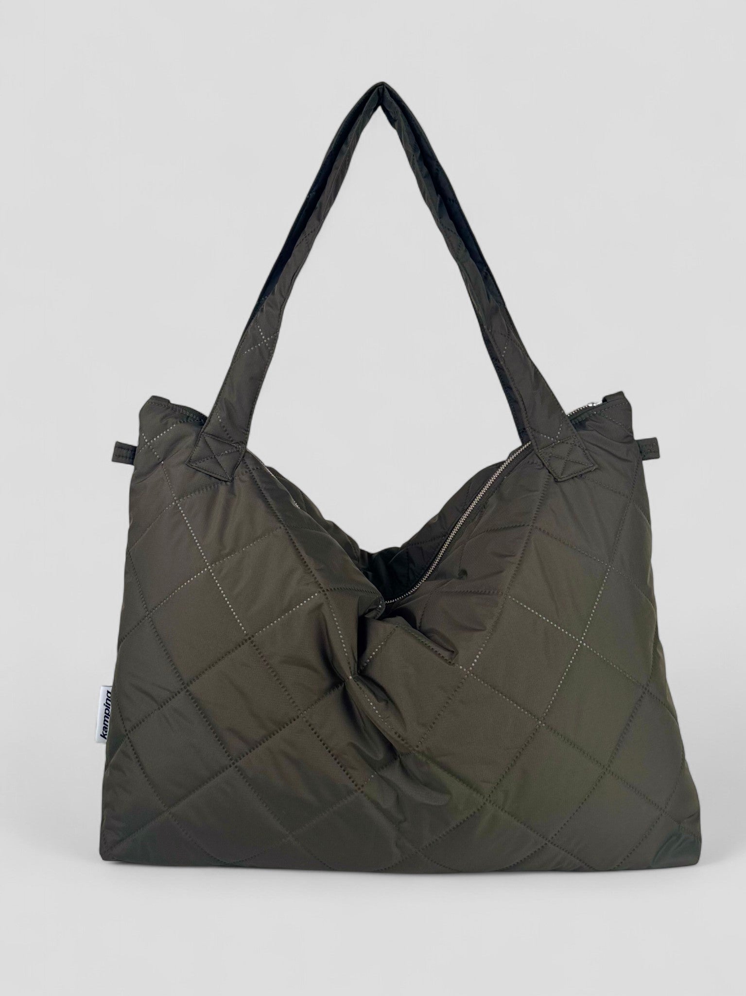 Kamping Studios Mom-Bag und Weekender olive-gruen, Produktfoto Vorderansicht