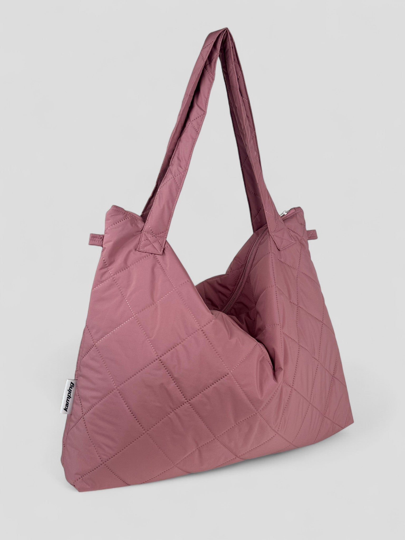 Kamping Studios Mom-bag und Weekender in rosa-pink, Produktfoto, Seitenansicht