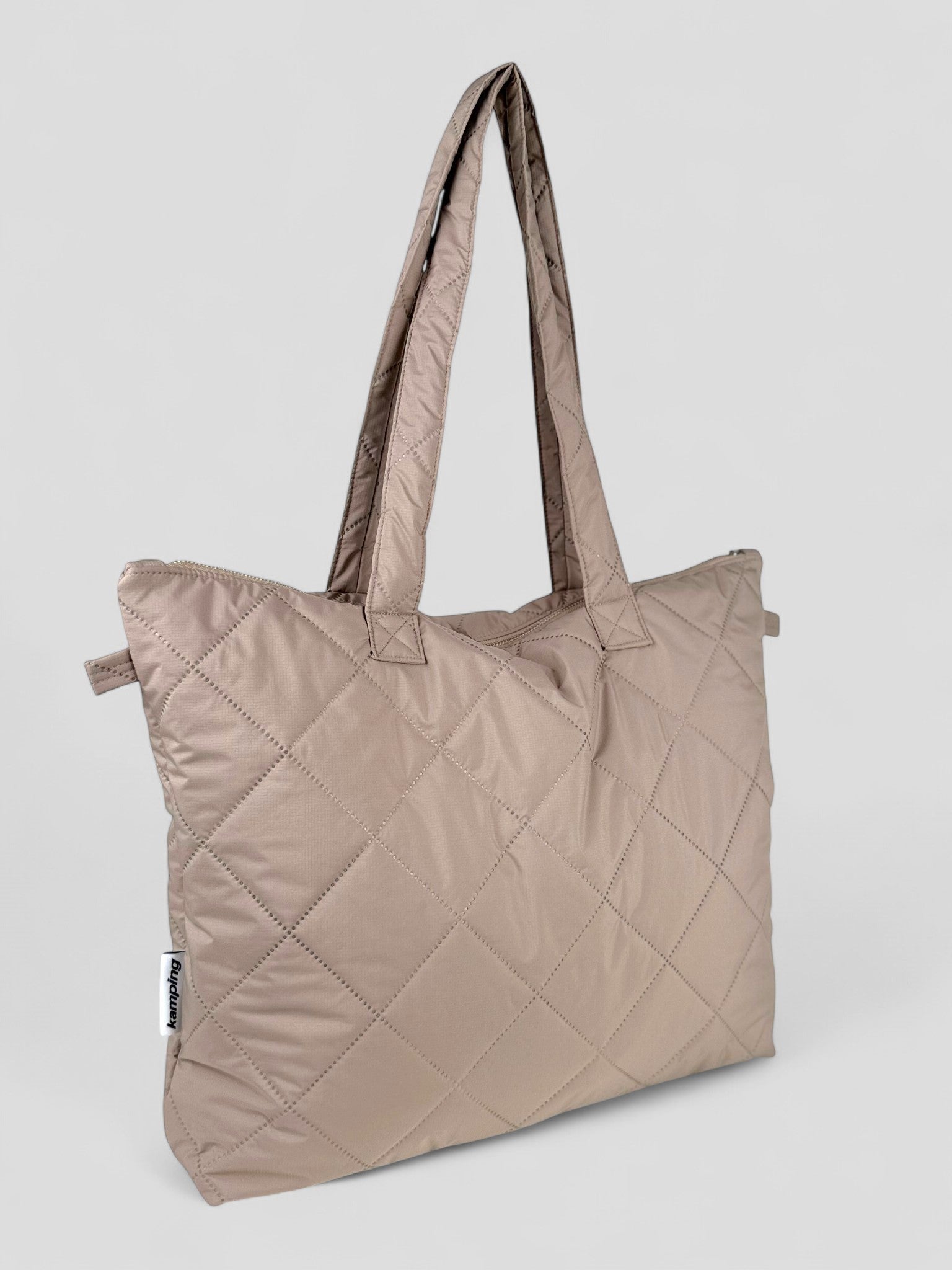 Kamping Studios Shopper beige, Produktfoto Seitenansicht