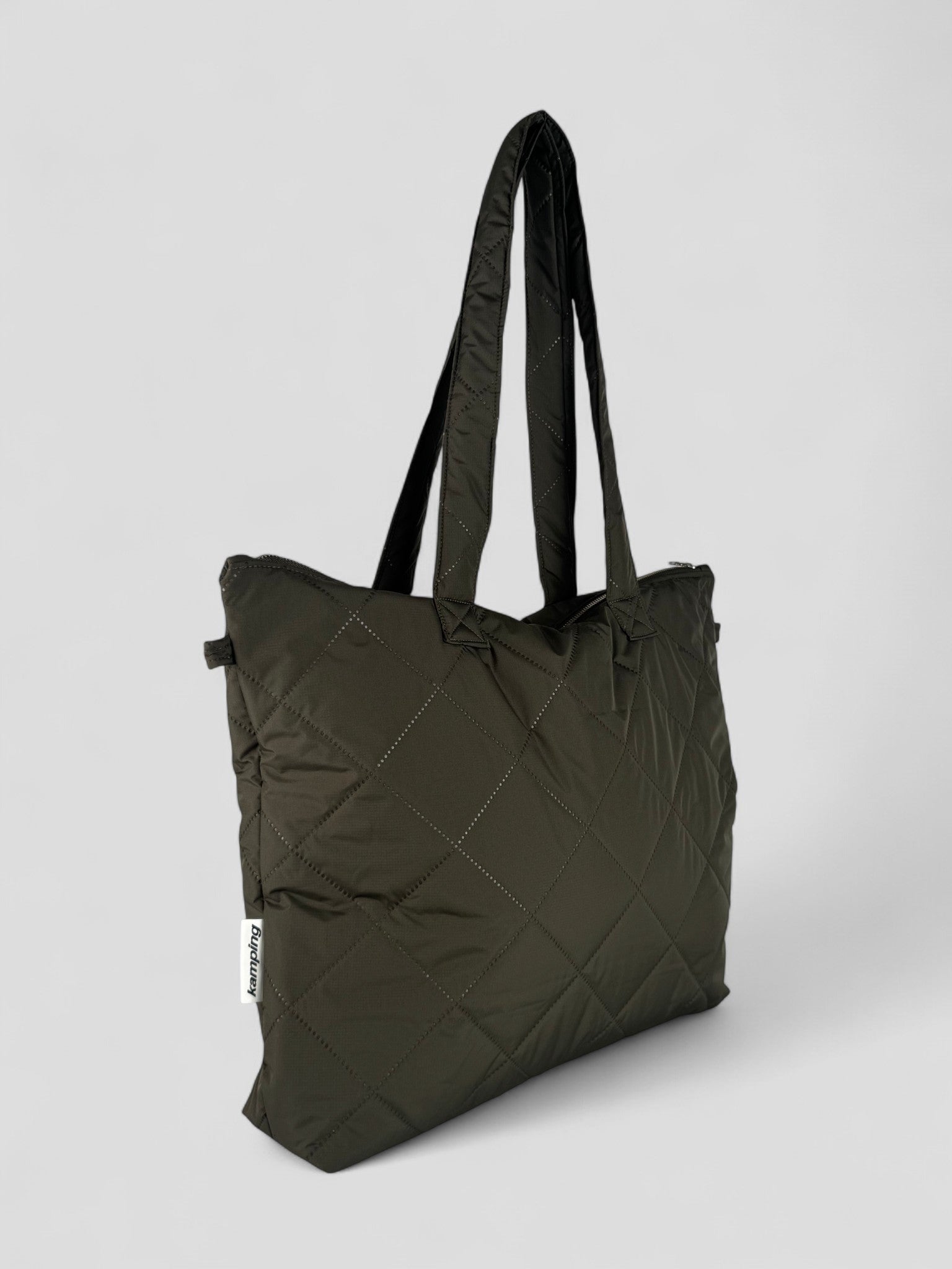 Kamping Studios Shopper,olive-gruen, Produktfoto, Seitenansicht
