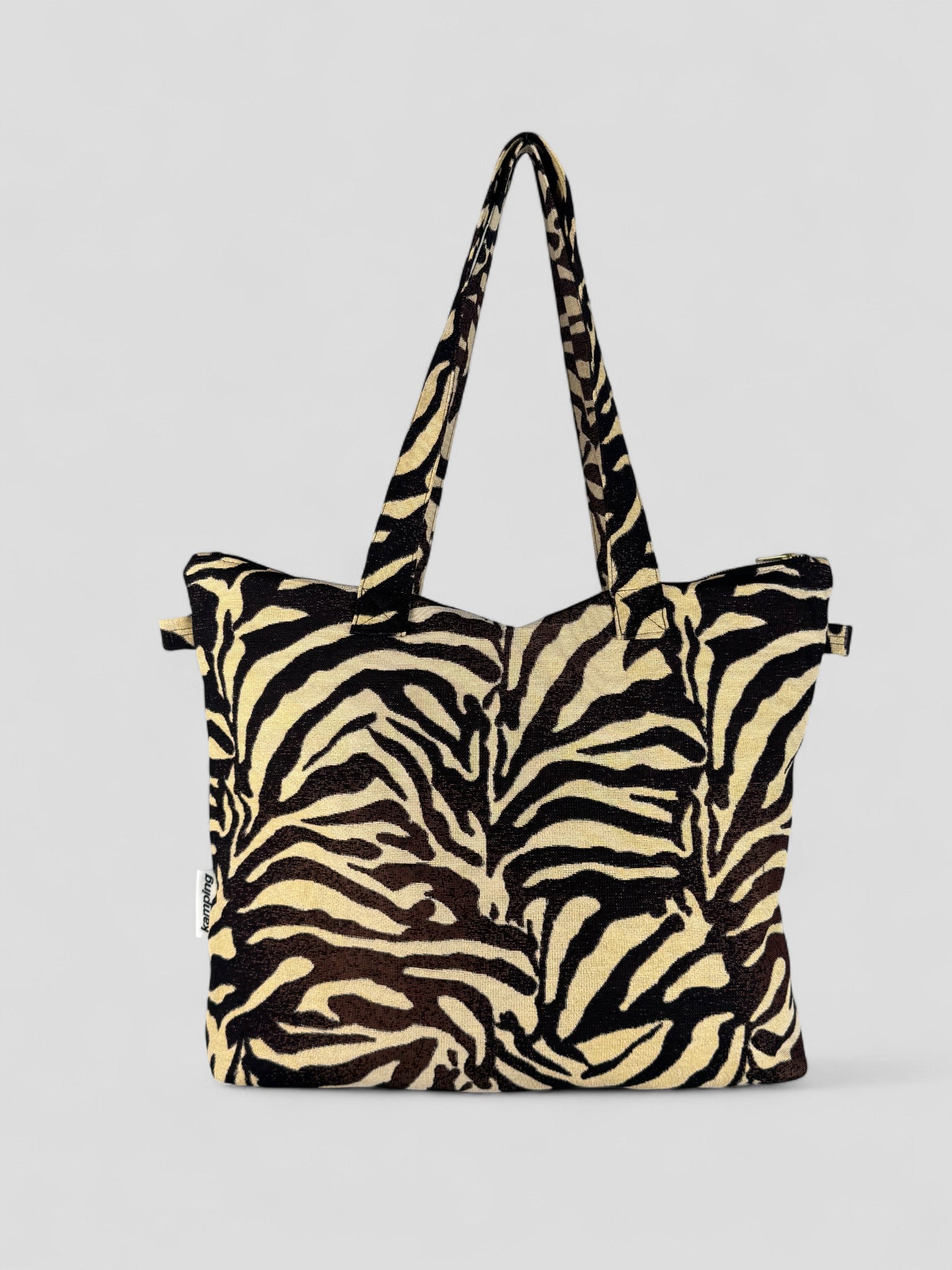 Kamping Studios Shopper zebra-muster, Produktfoto, Vorderansicht