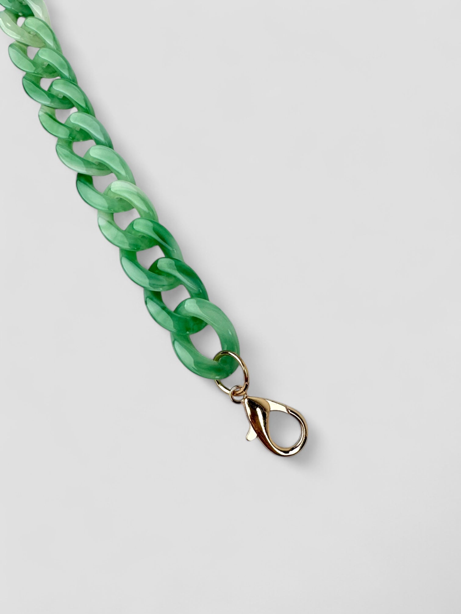 Taschenkette - Jade-grün