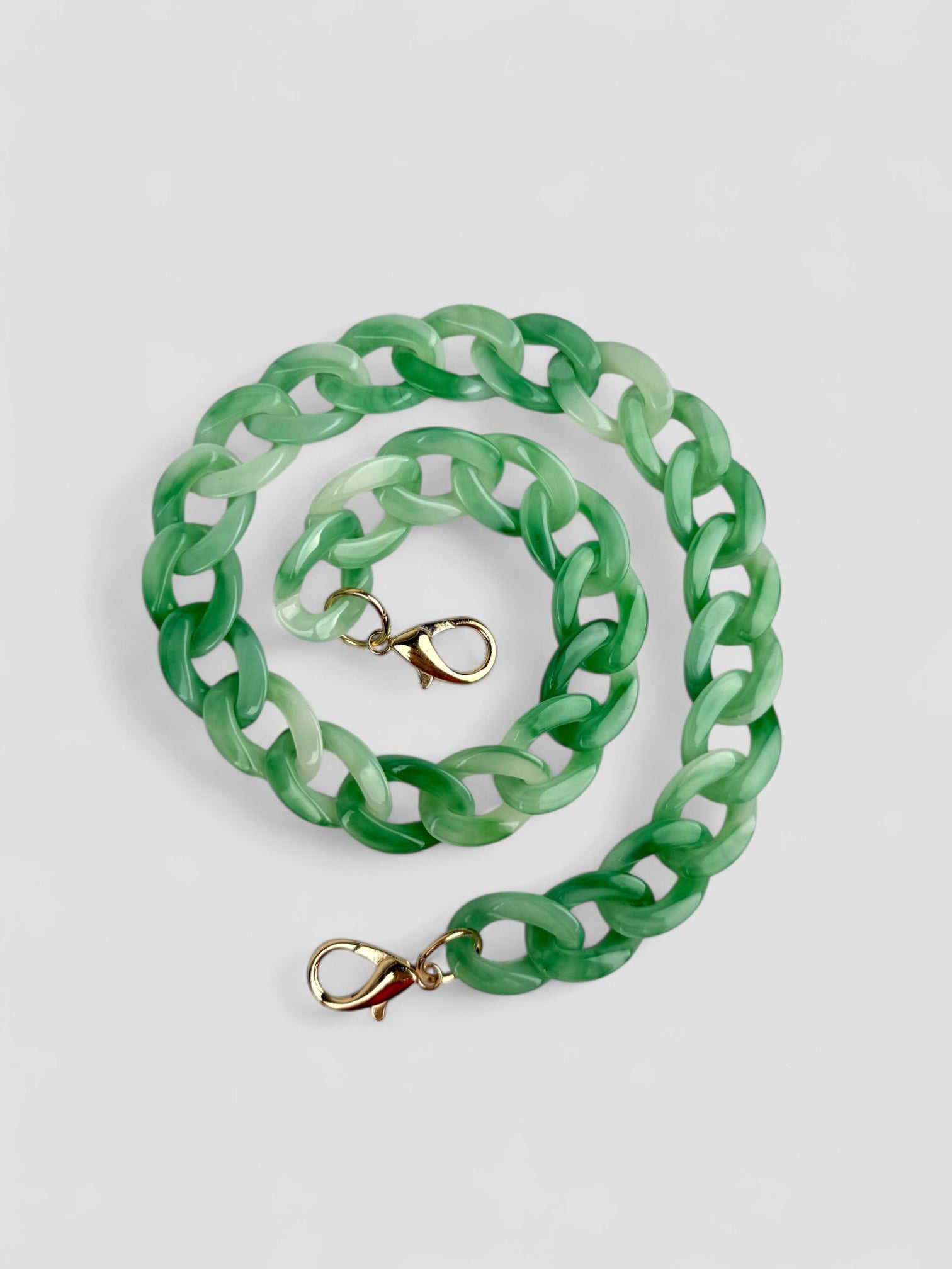 Taschenkette - Jade-grün