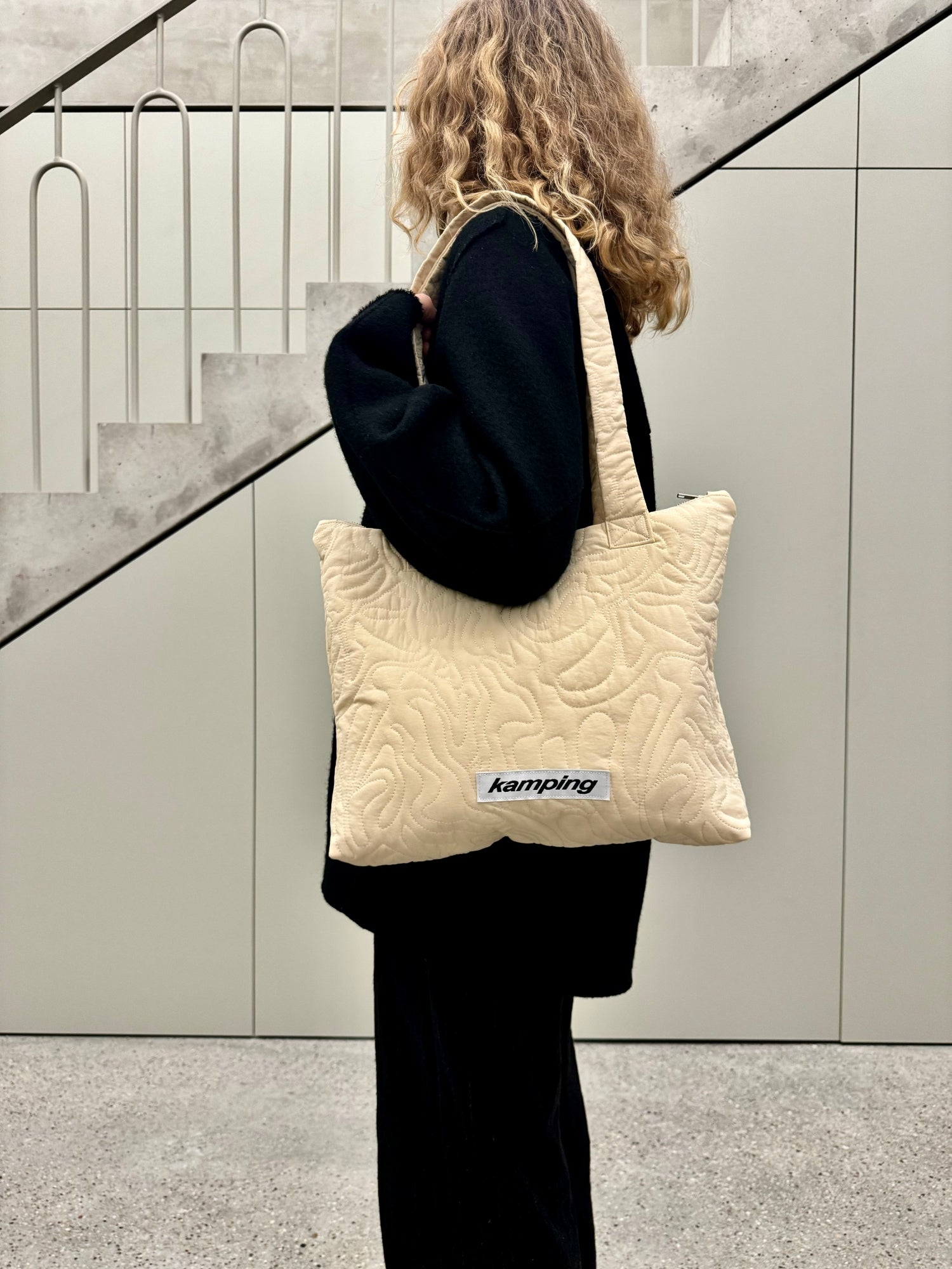 Everyday-Tasche - Beige Swirl