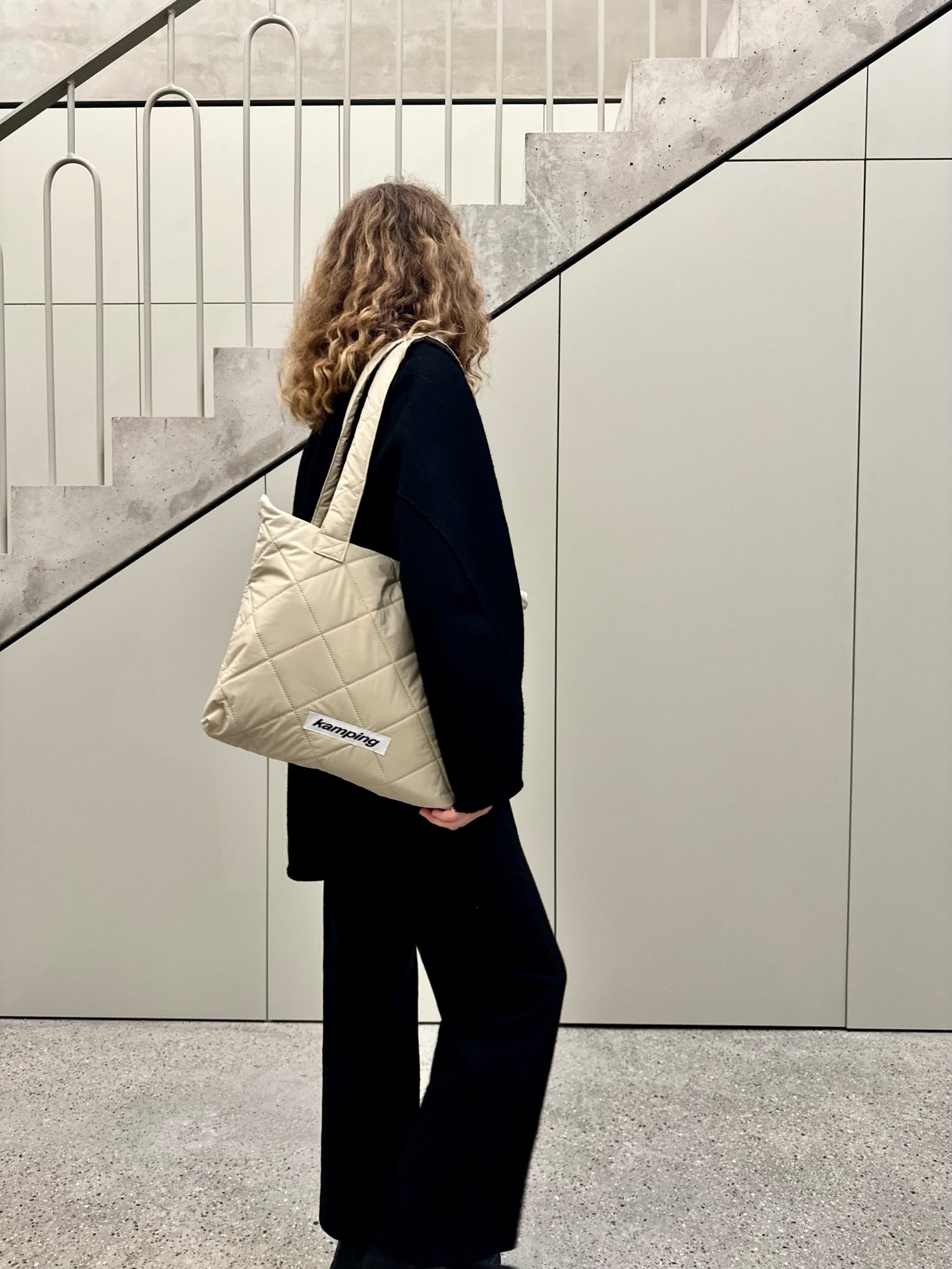 Everyday-Tasche Wasserfest - Beige