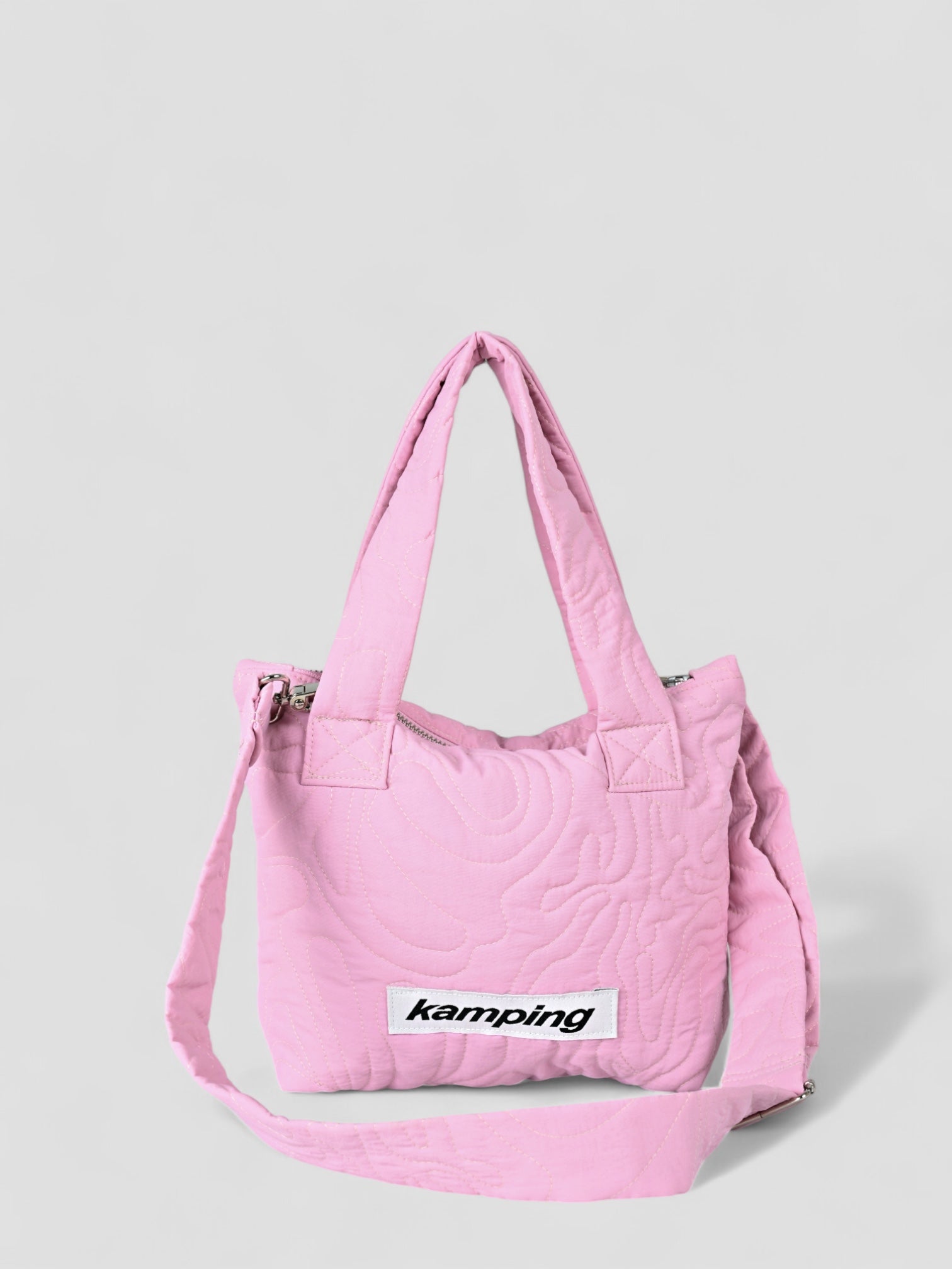 Baby-Kamp Tasche - Pink Swirl