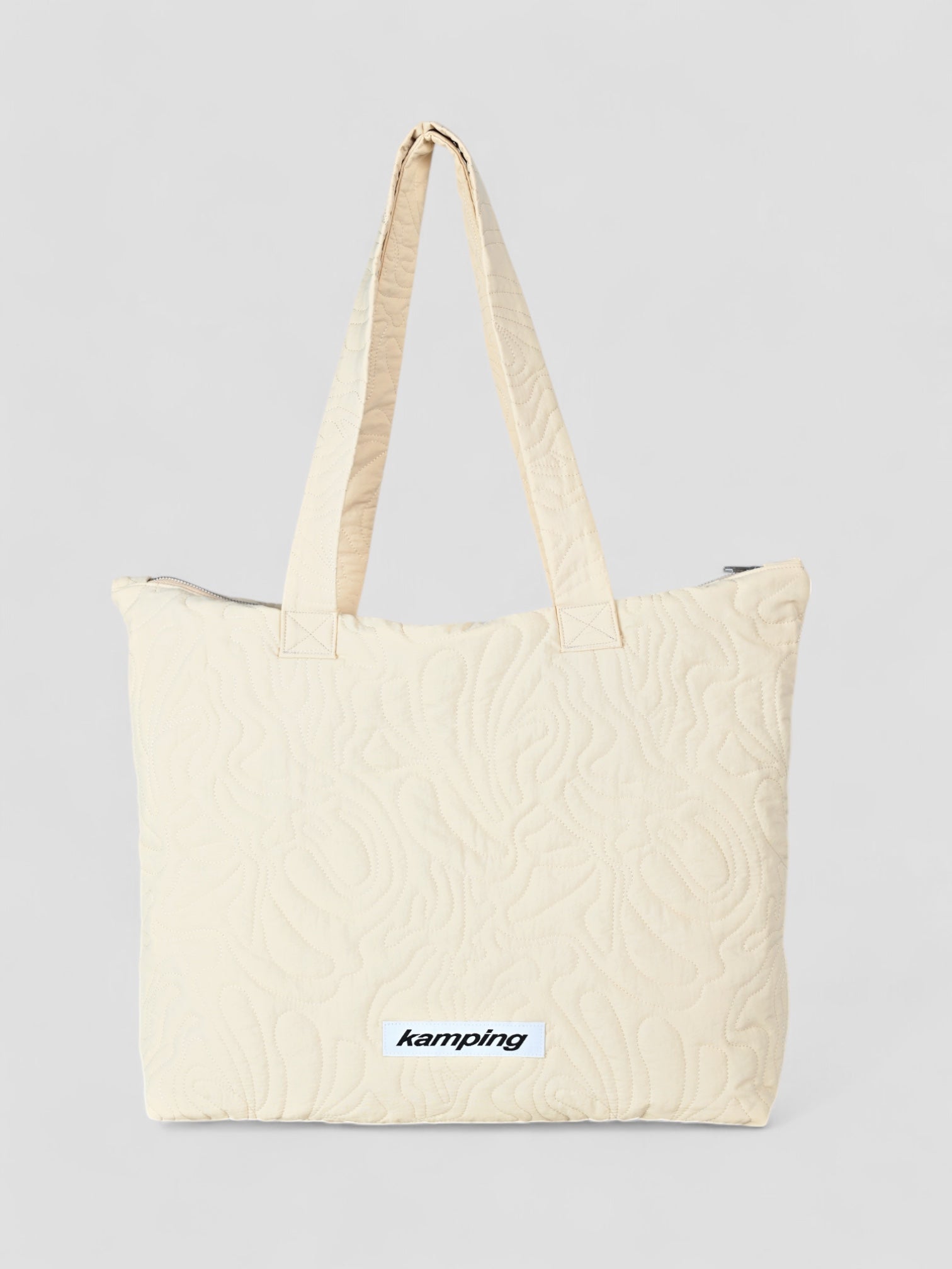 Shopper - Beige Swirl