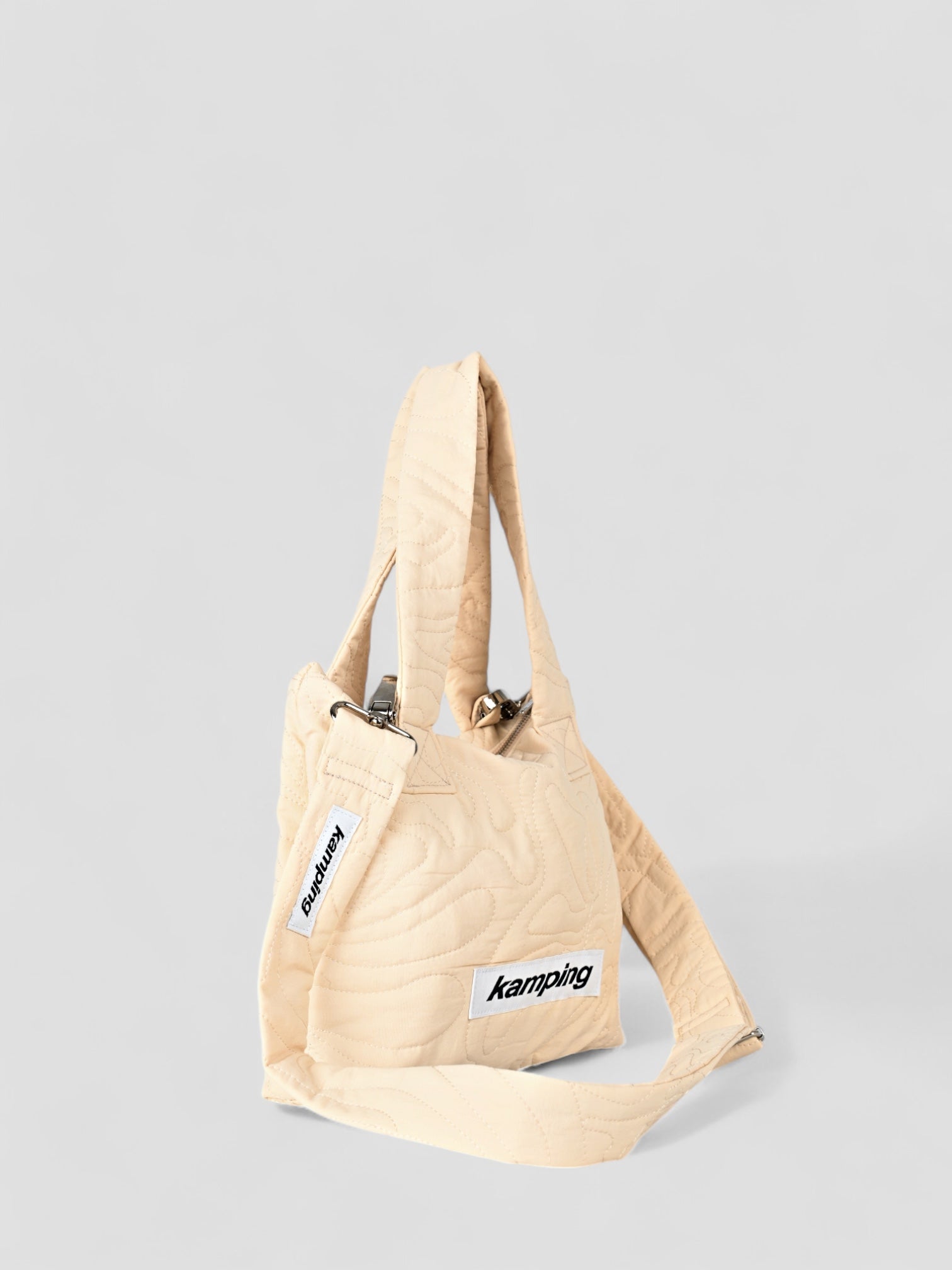 Baby-Kamp Tasche - Beige Swirl