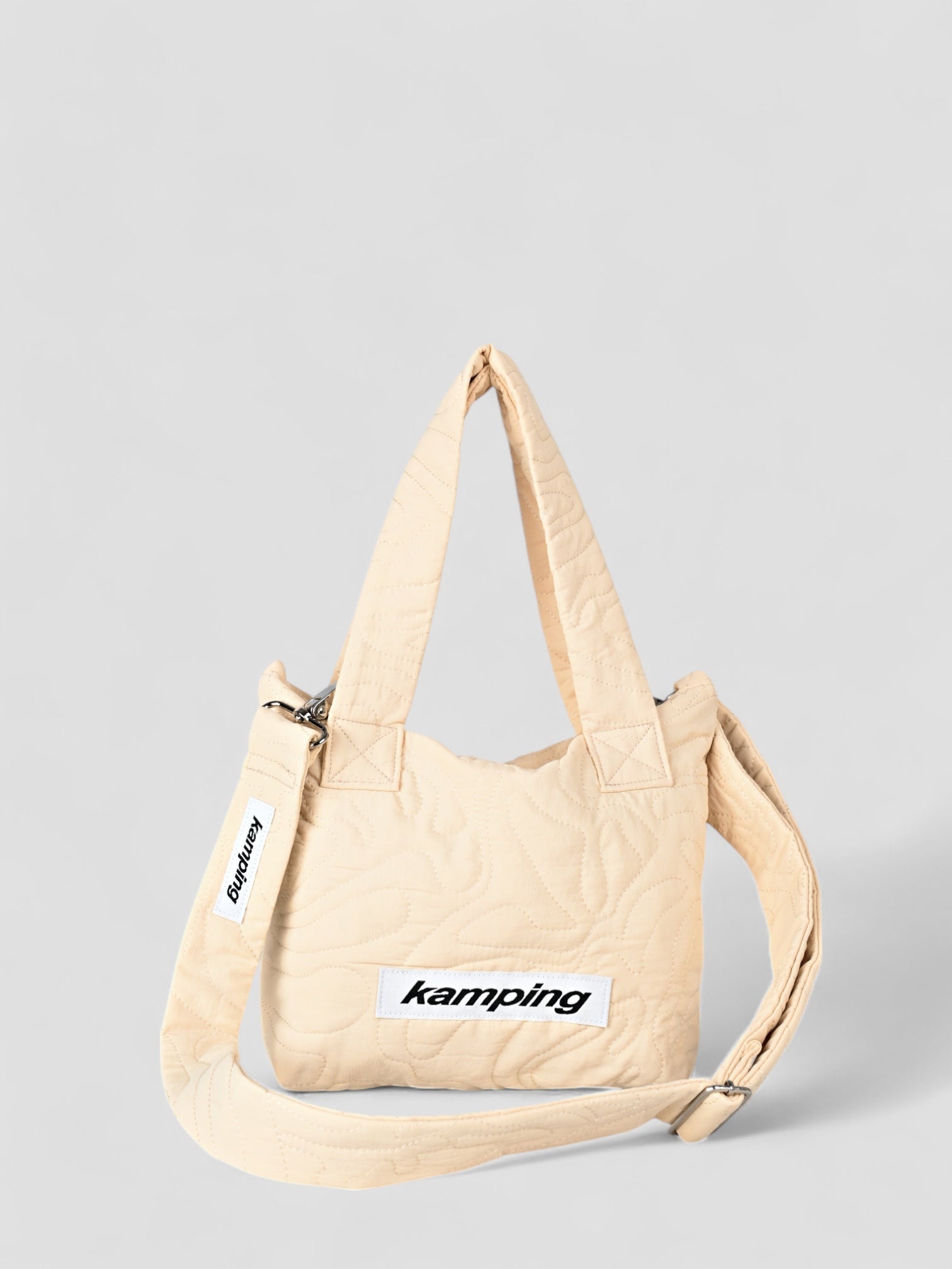 Baby-Kamp Tasche - Beige Swirl